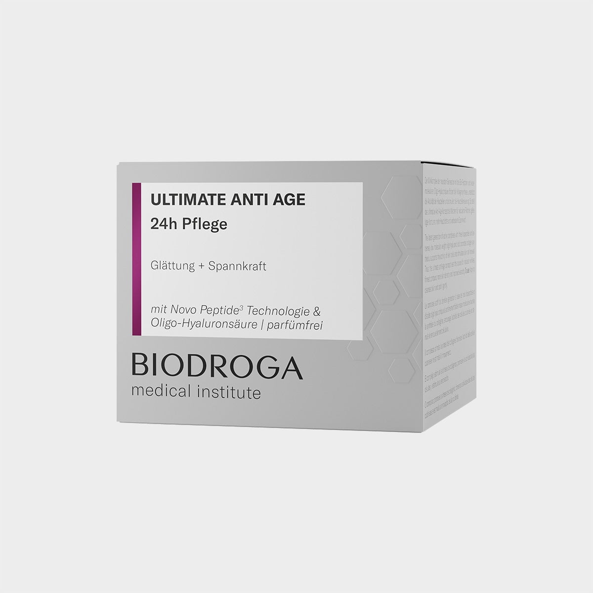 Biodroga Anti Aging 24h Face Cream 50ml - Firming Anti Wrinkle Face Care Day Cream Night Cream Vegan Bioscience Institute