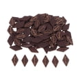 thumbnail image 2 of Abbracc 100 Pcs Wooden Buttons Handmade Tag Embellishments for Clothes Decor, Brown, 2 of 7