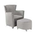 thumbnail image 2 of Jace Club Chair with Ottoman, Grey, 2 of 2