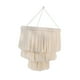 thumbnail image 2 of Shade de lámpara de macrame, cubierta de luz colgante de colgantes boho, escogida de lámparas bohemias para dormitorio, sala de estar, guardería, Estilo C, 2 of 8