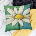 thumbnail image 2 of SHANXI  Spring Pillow Cover Watercolor Daisy Decorations Farmhouse Seasonal Pillow Case Decor for Sofa Couch 20x20in, 2 of 5