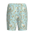 thumbnail image 5 of Gaeub Cute Honeybees Printed Men's Short Pajama Pants, Lightweight Lounge & Sleep Bottoms Keep You Cool - Small, 5 of 9