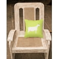 thumbnail image 2 of Carolines Treasures BB7715PW1818 Saanen Goat Green Fabric Decorative Pillow, 18 x 18 in., 2 of 2