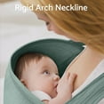 thumbnail image 3 of Muslin Nursing Cover for Baby Breastfeeding, Breathable Cotton Breastfeeding Cover with Rigid Hoop for Mother Nursing Apron, Multi-use Carseat Canopy, 3 of 12