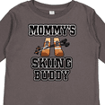 thumbnail image 4 of Inktastic Mommys Skiing Buddy for Kids Boys or Girls Long Sleeve Toddler T-Shirt, 4 of 5