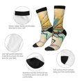 thumbnail image 3 of KLL Cartoon Dragonfly Art Print Cool Socks Men's Women's Crew Socks Funny Crazy Novelty Stockings, 3 of 6