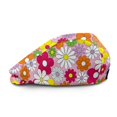 thumbnail image 2 of CHAQLIN Wrinkle-Resistant Flat Cap for Beach Travel, Daisy Floral Polyester Retro Beret Hat Soft, 2 of 4