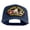Navy, variant on Desert Storm Veteran Patched Solid Cotton Twill 5 Panel Prostyle Snap Cap - Khaki OSFM