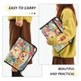 thumbnail image 4 of Organ Folder 14.2 x 0.8 x 10.6 Inches 13 Separate Pockets A4 Size Documents Folder A Sort Storage File Manager For The Home Office Rainbow Dog Pattern, 4 of 7