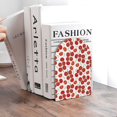 thumbnail image 6 of Susaid Tomato Print Wooden Bookends Decorative Book Ends for Shelves Heavy Books Holder Organizer Non-Slip Desk Book End for Kids Room Office School 1 Pairs, 6 of 8