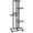 Black, variant on vidaXL 17.3"x9.1"x39.4" 4-Tier Black Iron Plant Stand with Wheels