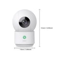 thumbnail image 6 of General 2K Security Camera Indoor, Baby Monitor Pet Camera 360-Degree for Home Security with 2.4 GHz Wi-Fi Router, One-Touch Call, Smart Motion Tracking, IR Night Vision, Compatible with Alexa, 6 of 8