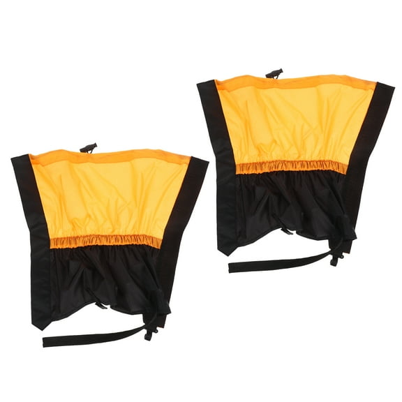 Orange Waterproof Boot Covers for Outdoor Activities Gear Protector Equipment Leg Guard Gaiters 1