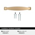 thumbnail image 4 of Amerock Franklin 3-3/4 inch Center-to-Center Champagne Bronze Cabinet Pull, 10 Pack, 4 of 4