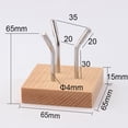 thumbnail image 4 of lionlar Multipurpose Display Stand Base Holder Wood Base Ball Stand Ball Display Stand, 4 of 4