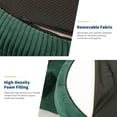 thumbnail image 5 of Memoryfield 3-in-1 Folding Sofa Bed, Memory Foam Sleeper Chair with Washable Cover, Convertible Boneless Floor Futon, Fold-Out Couch with Back Support for Living Room, Bedroom, Green, 5 of 7