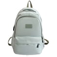 thumbnail image 3 of jiaxiM School Backpack for Ages 6th 7th 10th 12th Stylish Solid Color Rucksack Large Storage Capacity for College Life, Campus Events, Daily Errands, Long Distance Travel, 3 of 5
