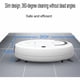 thumbnail image 2 of Aspiradora robot con gran potencia de succión, sensor anticaída inteligente de 1800 PA, aplicable a apartamentos, casas pequeñas, suelos duros y alfombras de pelo corto, color negro, 2 of 5