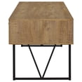 thumbnail image 6 of Coaster Analiese 63-inch 4-drawer Engineered Wood Writing Desk in Brown, 6 of 11