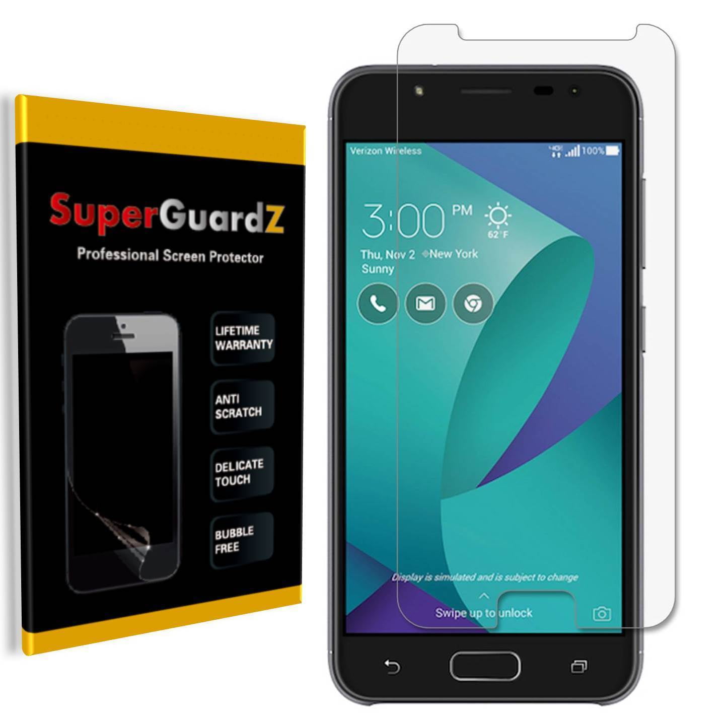 [8-Pack] For ASUS ZenFone V Live - SuperGuardZ Ultra Clear Screen Protector [Anti-Scratch, Anti-Bubble] + LED Stylus Pen
