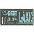 thumbnail image 1 of Lake Memories Wooden Sign Wall Decor, 1 of 1