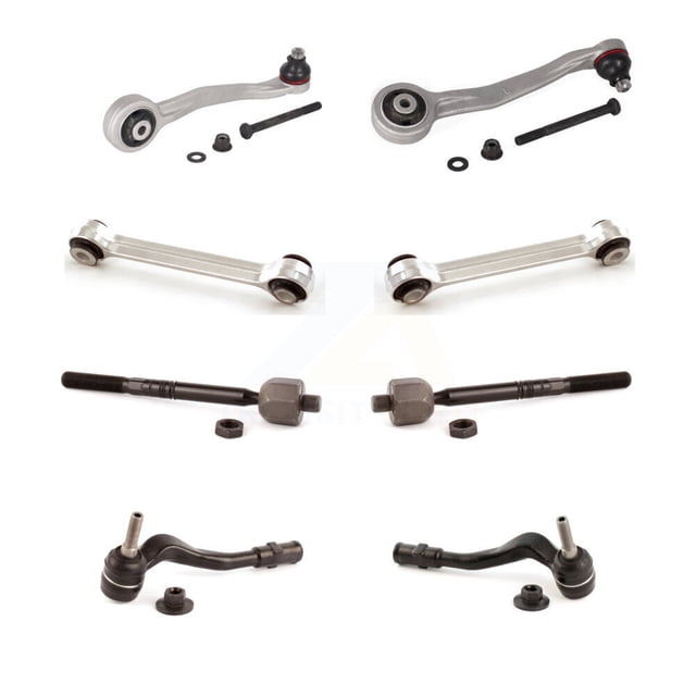 TOR Front Suspension Control Arm and Ball Joint Assembly Steering Tie Rod End Stabilizer Bar Link Kit (8Pc) for Car Audi A4 Quattro A5 Q5 S5 S4 - Left Right Side (Driver Passenger) KTR-104550
