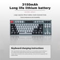 thumbnail image 4 of MesaSe 87 Keys Bluetooth Keyboard Three-Mode Mechanical Keyboard For Tablet Phone Computer No.2, 4 of 8