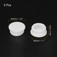 thumbnail image 3 of Silicone Snap in Locking Hole Plugs Panel Seal Cover for Kitchen Cabinet Furniture 28mm Diameter 5pcs, 3 of 7