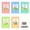 2#Multicolor, variant on 5 Pcs Reusable Grooved Handwriting Practice Books, 7.9X5.5" Erasable Tracing Workbooks with Pen, Letter Formation Training Notebook, Re‑Trace Writing Exercise Pads, Script Skill Development Copybook