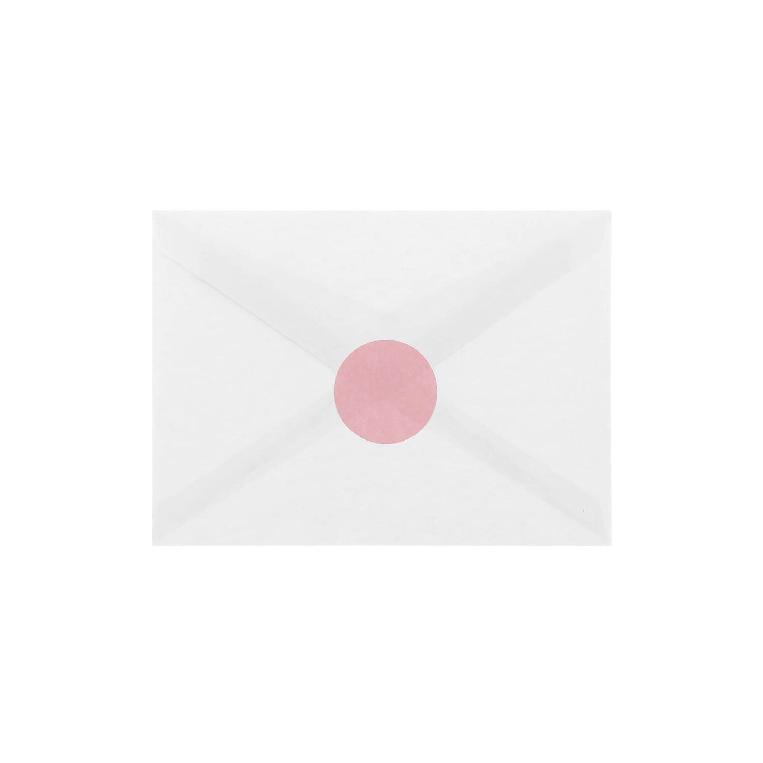 JAM Paper Circle Label Sticker, 1 2/3 in, Baby Pink Pastel, 120 Labels