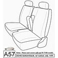 thumbnail image 2 of Seat Cover for Toyota Pickup 1989 - 1995 60/40 Split Bench Thick Adjustable Headrest Armrest Access A57 Gray, Grey, 2 of 3