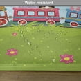 thumbnail image 6 of Ambesonne Zoo Place Mats Set of 4, Animal Train Rainbow Funny, Standard Size, Multicolor, 6 of 6