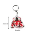 thumbnail image 4 of Up to 65% Off Christmas Acrylic Exquisite Creative keychain Pendant Christmas Gift Necklace Rings Earring Jewelry on Clearance, 4 of 4