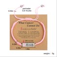 thumbnail image 2 of DESIGNICE 2026 New Pink Ribbon Charm Bracelet Breast Cancer Awareness Bracelets Faith Hope Courage Strength Inspirational Bangle Jewelry, 2 of 6