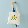 thumbnail image 4 of CafePress - Sunflower Garden Bird Tote Bag - Unisex Canvas Tote Bag, Beige, 1-Piece, 4 of 6
