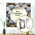 thumbnail image 3 of Designart "Seashell Beauty Beach Photo V" Animals Square Mirror For Wall Decor - Large Grey Square Printed Wall Mirror Art - Square Coastal Mirror - Wall Mounted Square Large Mirror, 3 of 5