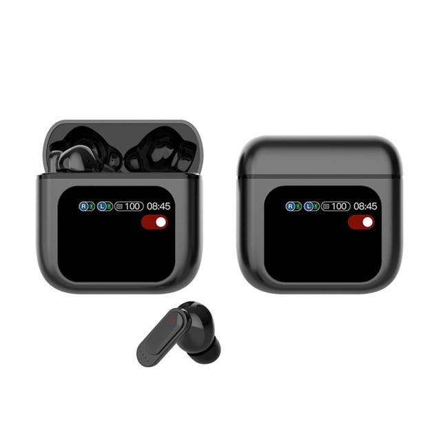 Auriculares Bluetooth Inalámbricos Auriculares Bluetooth Inalámbricos, Pantalla de Pantalla Inteligente a Color Lcd, Reducción de Ruido Anc