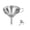 B, variant on Small Stainless Steel Kitchen Funnel Set with Removable Strainer & Cleaning Brush - 304 Metal Funnel for Transferring Oil, Juice & Wine, 5.1 Inch