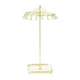 thumbnail image 2 of serony Rotating Jewelry Holder Jewelry Display a stable base,strong Stand for Necklace Ring Show Gold, 2 of 6