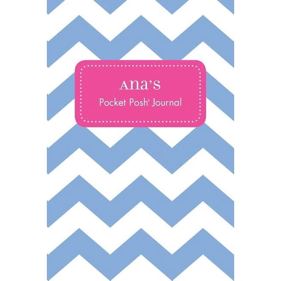 Ana's Pocket Posh Journal, Chevron, (Paperback)