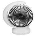 thumbnail image 2 of Ventiladores eléctricos, ventilador de escritorio alimentado por USB para oficina para el hogar para dormitorio de estudiantes LHCER Descripción de la referencia, 2 of 8