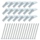 thumbnail image 1 of FELTECHELECTR 60Ud Tornillos Para Drywall De Alta Resistencia Con Anclajes Y Tuerca De Ala En Plateado, 1 of 8