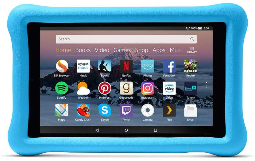 Fire HD 8 Kids Edition Tablet Blue Kid-Proof Case 32 GB 8 Display Previous Generation - 7th