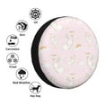 thumbnail image 4 of Gukieu Rainboe And Rabbit Print Car Tire Cover, Adjustable Waterproof and Dustproof Tire Protection Cover, Suitable for SUV, Truck, Van-17 inch, 4 of 6