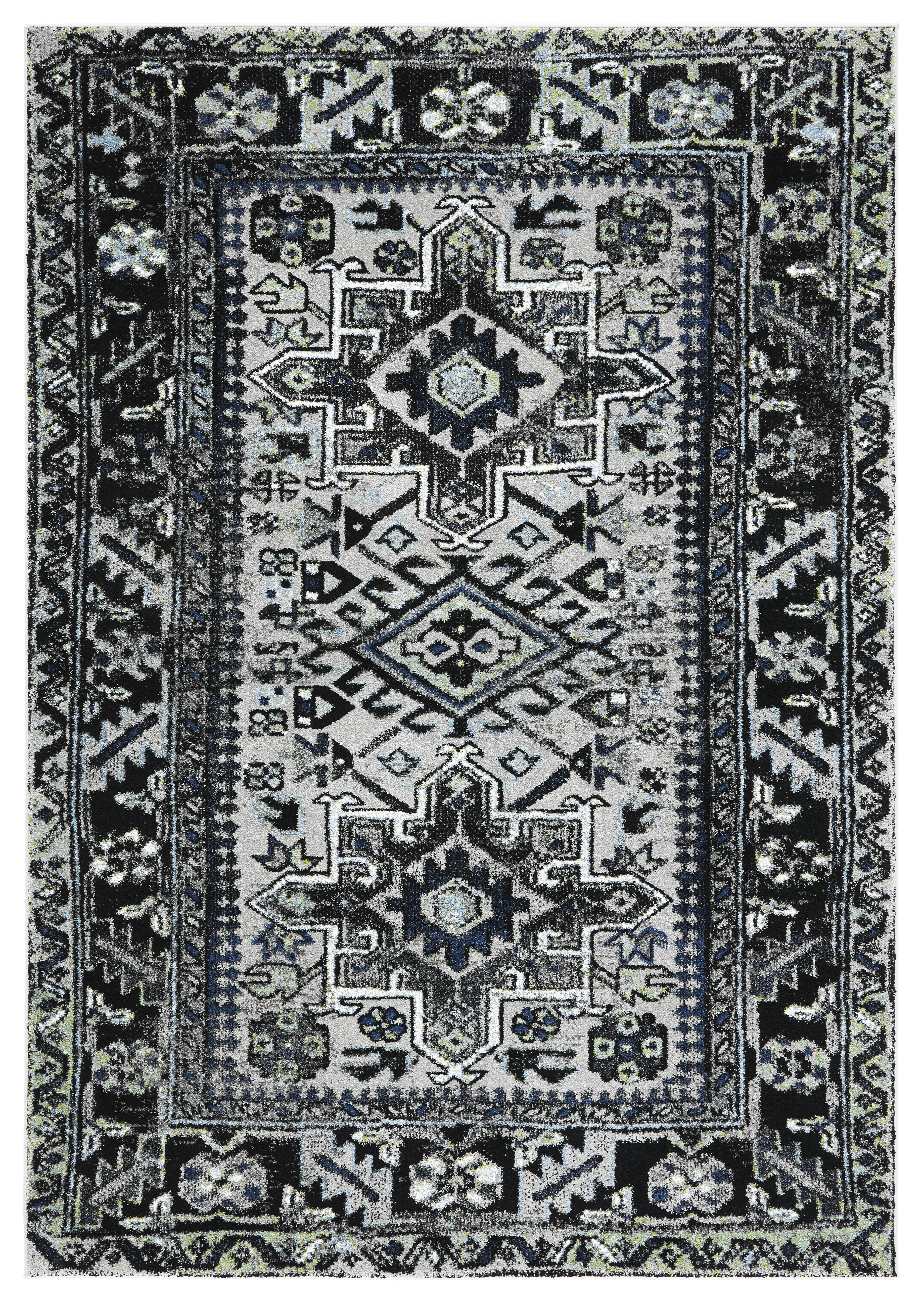 Safavieh Vintage Hamadan Dania Oriental Area Rug, Light Gray/Dark Gray, 5'3" x 7'6"