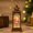2024新款方灯镂空礼盒老人, variant on Enchanting Santa Claus Wind Lantern - Gold Square Christmas Decoration with Water Tree Design, Holiday Gift for Festive Ambiance, Tabletop Lantern for Indoor Use