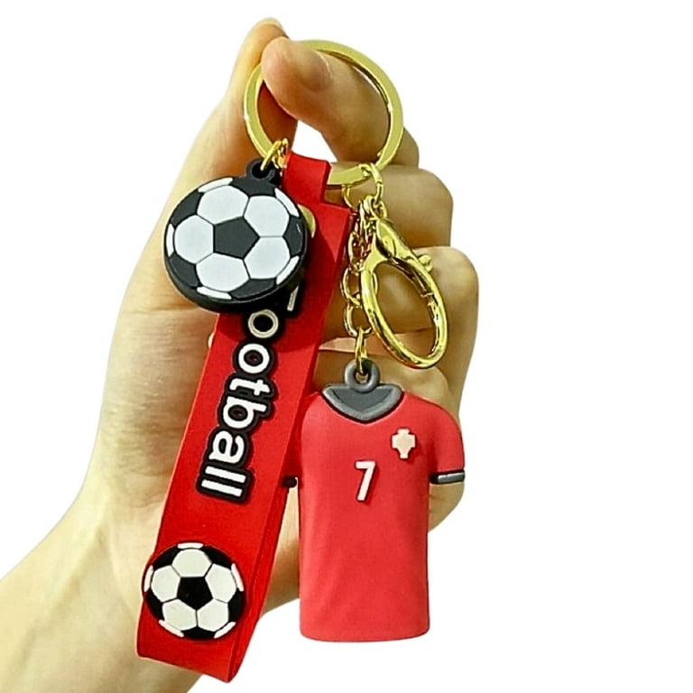 DSK Global Ronaldo Football Jersey Keychain, Wooden, Lightweight