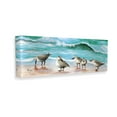 thumbnail image 4 of Stupell Industries Sandpipers Along Beach Shore Animals & Insects Painting Gallery Wrapped Canvas Art Print Wall Art, 48 x 20, 4 of 8