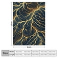 thumbnail image 4 of Orinice River Channels Veins Warm Lightweight Blanket Soft Fleece Throw Blanket for Living Rooms Sofa Decor Cow Gifts All Seasons Bed - Multiple Sizes Available 40x50in, 4 of 6