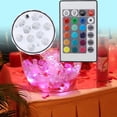 thumbnail image 4 of Luz decorativa para fiestas NikouMX Luz subacuática multicolor 10 LED, 4 of 8